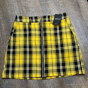 Forever 21 plaid skirt